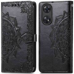 imoshion Etui de téléphone portefeuille Mandala Oppo Reno 8 T (4G) - Noir