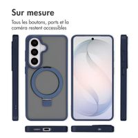 Accezz Coque Ring Stand avec MagSafe Samsung Galaxy S26 - Bleu