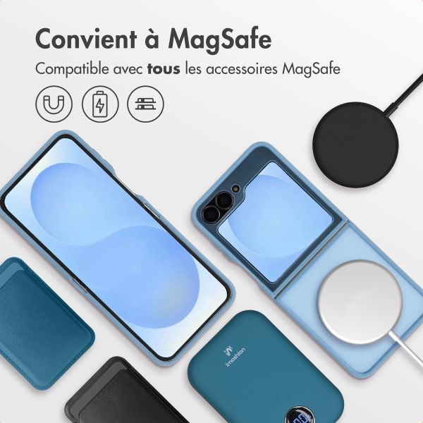 imoshion Coque Color Guard avec MagSafe Samsung Galaxy Z Flip 7 FE - Bleu clair