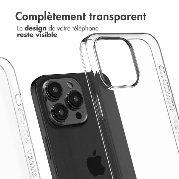 Accezz Coque Clear 100% recyclée iPhone 15 Pro Max - Transparent