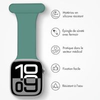 imoshion Bracelet infirmier en silicone Apple Watch Series 1 t/m 11 / SE / Ultra (44/45/46/49 mm) - Vert