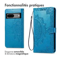 imoshion Etui de télephone Mandala Google Pixel 7a - Turquoise