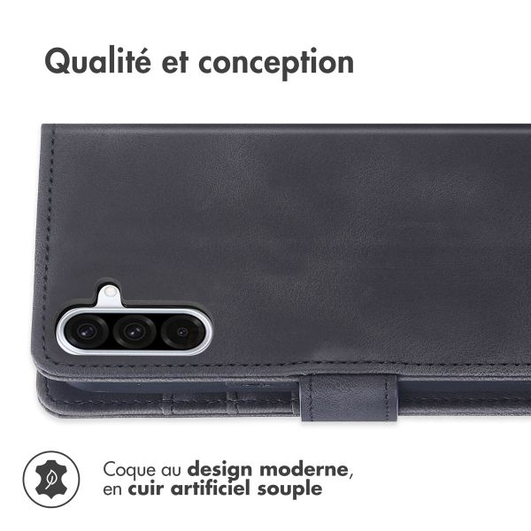 imoshion Etui de téléphone portefeuille avec cordon Samsung Galaxy A36 - Noir