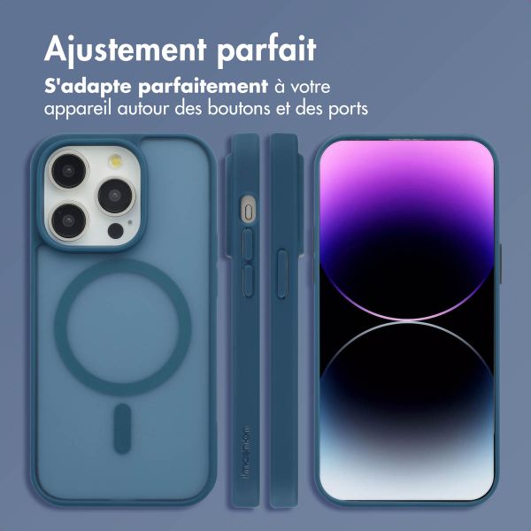 imoshion Coque Color Guard avec MagSafe iPhone 14 Pro - Bleu foncé