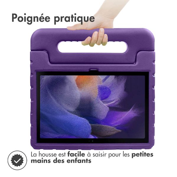 imoshion Coque kidsproof avec poignée Samsung Galaxy Tab A8 - Violet