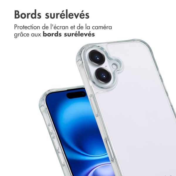 imoshion Coque avec dragonne + ﻿bracelet iPhone 16 - Perles cœurs