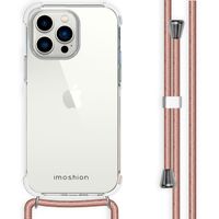 imoshion Coque avec dragonne iPhone 14 Pro Max - Rose Doré