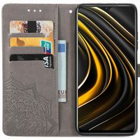 imoshion Etui de téléphone Mandala Xiaomi Poco M3 - Gris