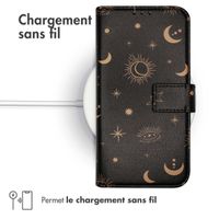 imoshion Étui de télephone portefeuille Design Samsung Galaxy A25 (5G) - Sky Black