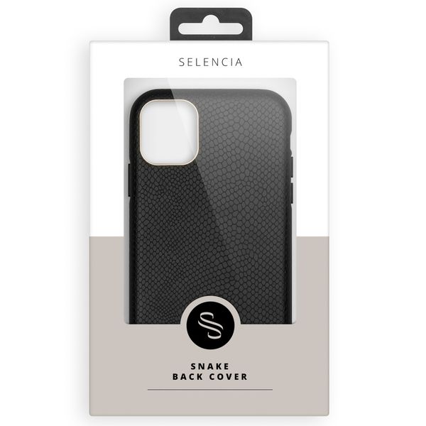 Selencia Coque Gaia Serpent iPhone SE (2022 / 2020) / 8 / 7 / 6(s) - Noir