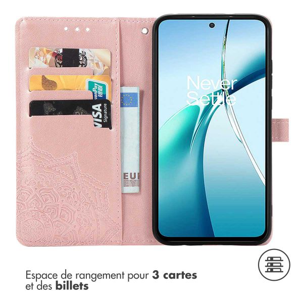 imoshion Etui de télephone Mandala Motorola Moto G15 / G15 Power - Rose Doré