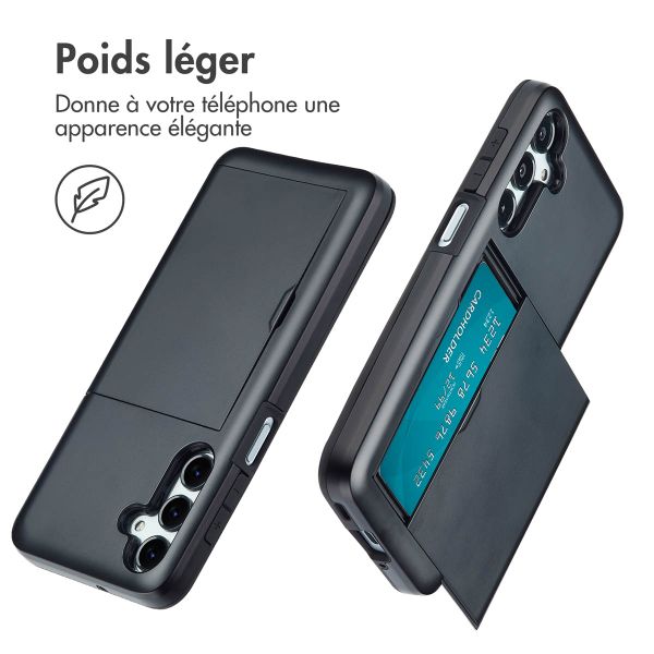 imoshion Coque arrière avec porte-cartes Samsung Galaxy A16 - Noir