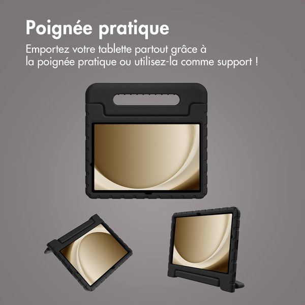 imoshion Coque kidsproof avec poignée Samsung Galaxy Tab A11 Plus / A9 Plus - Noir