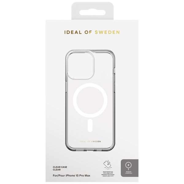 iDeal of Sweden Coque Clear MagSafe iPhone 15 Pro Max - Transparent