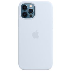 Apple Coque en silicone MagSafe Apple iPhone 12 (Pro) - Cloud Blue