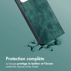 imoshion Étui de téléphone portefeuille Slim Apple iPhone 14 / 13 - Vert