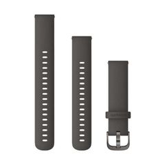 Garmin Bracelet silicone  - Connexion Garmin 18 mm - Graphite