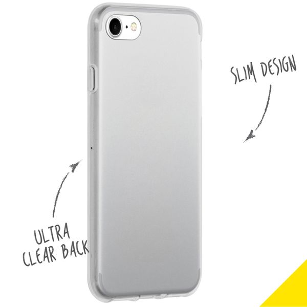 Accezz Coque Clear Apple iPhone SE (2022 / 2020) / 8 / 7 / 6(s) - Transparent