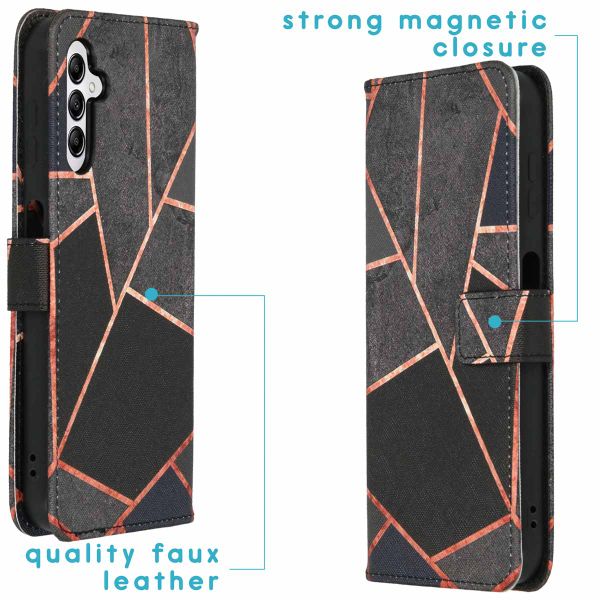 imoshion Coque silicone design Samsung Galaxy A14 (5G) - Black Graphic