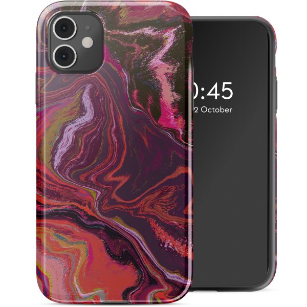 Selencia Coque arrière Vivid Tough iPhone 11 - Marble Purple