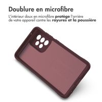 imoshion Coque arrière EasyGrip Samsung Galaxy A52(s) (5G/4G) - Aubergine