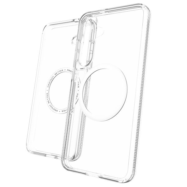 ZAGG Coque Crystal Palace Snap MagSafe Samsung Galaxy S25 Plus - Transparent