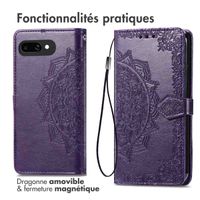 imoshion Etui de téléphone portefeuille Mandala Google Pixel 9a - Violet