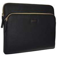 dbramante1928 ﻿Paris+ Sleeve - Pochette ordinateur 14 pouces - Cuir véritable - Apple MacBook Pro 14 pouces - Night Black