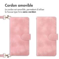 imoshion Etui de téléphone portefeuille avec cordon Samsung Galaxy A16 5G - Rose