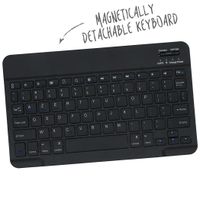 Accezz Étui Bluetooth Clavier AZERTY Apple iPad 9 (2021) 10.2 pouces / iPad 8 (2020) 10.2 pouces / iPad 7 (2019) 10.2 pouces 