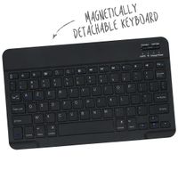 Accezz Étui Bluetooth Clavier AZERTY iPad 9 (2021) 10.2 pouces / iPad 8 (2020) 10.2 pouces / iPad 7 (2019) 10.2 pouces 