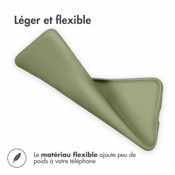 imoshion Coque Couleur Samsung Galaxy A22 (5G) - Olive Green