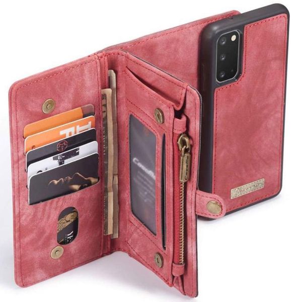 CaseMe Etui de téléphone de luxe en cuir 2 en 1 Samsung Galaxy S20