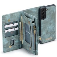 CaseMe Etui de téléphone de luxe en cuir 2 en 1 Samsung Galaxy S21