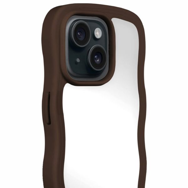 Holdit Coque Wavy Apple iPhone 13/14/15/16e - Chocolate Mirror