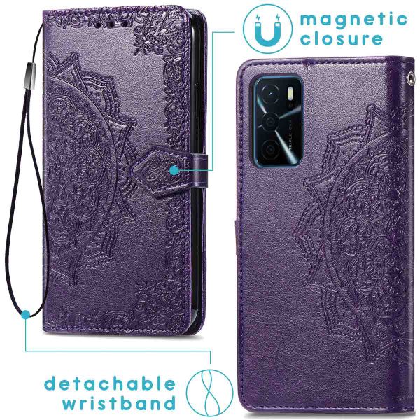 imoshion Etui de téléphone portefeuille Oppo A16(s) / A54s - Violet