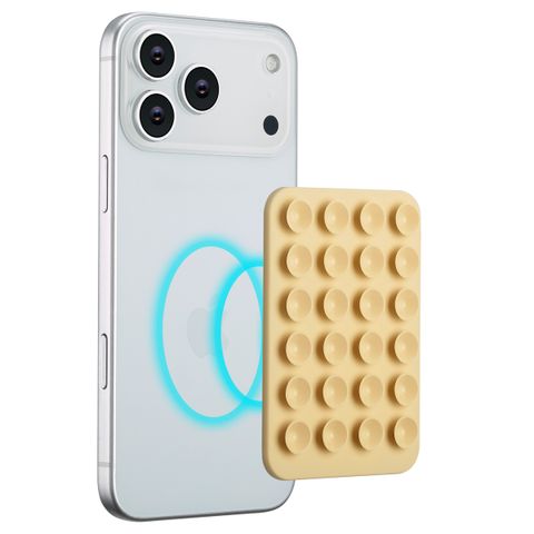 Selencia Support de téléphone à ventouses MagSafe - Butter Yellow