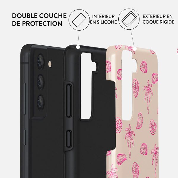 Burga Coque arrière Tough Samsung Galaxy S21 FE - Beach Please