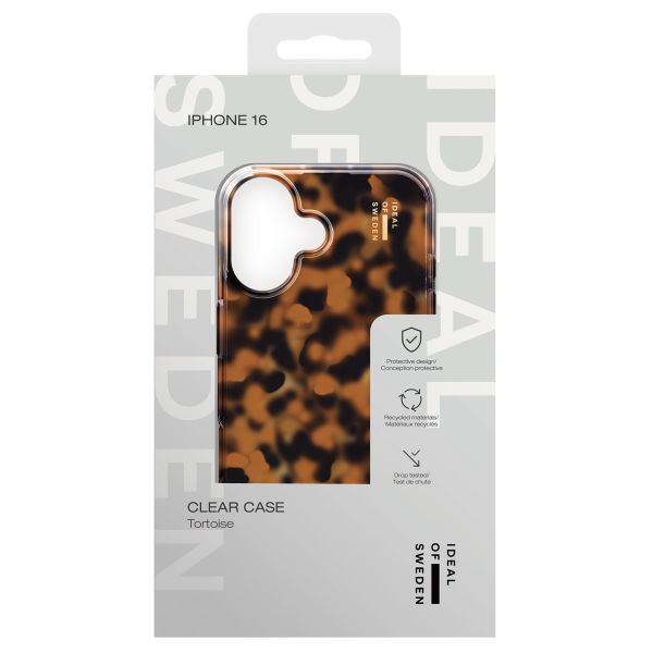 iDeal of Sweden Coque arrière Mirror Apple iPhone 16 - Tortoise