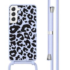 imoshion Coque design en silicone avec cordon Samsung Galaxy S22 Plus - Animal Lila