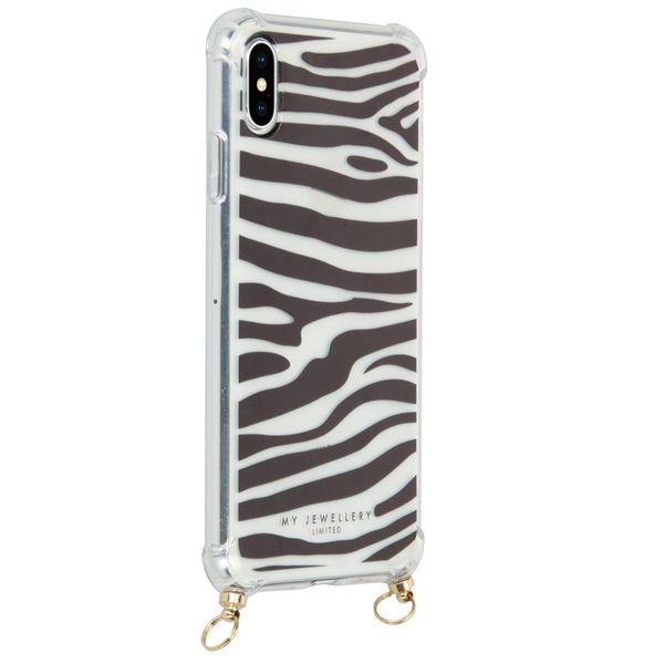 My Jewellery Housse avec cordon pour coque silicone Design iPhone Xs Max