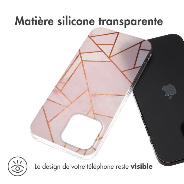 imoshion Coque Design Apple iPhone 15 Pro Max - Pink Graphic