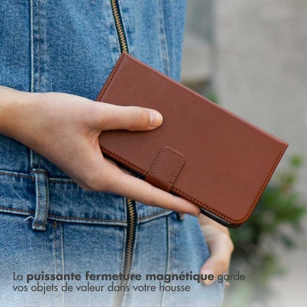 Selencia Étui de téléphone en cuir véritable Apple iPhone 11 Pro Max