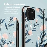 imoshion Coque tablette Design rotatif à 360° Apple iPad Pro 11 (2022 / 2021 / 2020 / 2018) - Flowers
