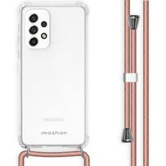 imoshion Coque avec dragonne Samsung Galaxy A33 - Rose Doré