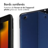 Accezz Coque tablette Classic Apple iPad 9 (2021) 10.2 pouces / iPad 8 (2020) 10.2 pouces / iPad 7 (2019) 10.2 pouces - Bleu foncé