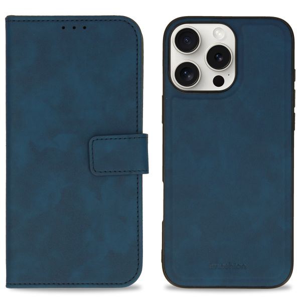 imoshion Etui de téléphone de luxe 2-en-1 amovible iPhone 16 Pro Max - Bleu