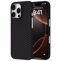 Accezz Coque Kevlar MagSafe Apple iPhone 16 Pro - Noir