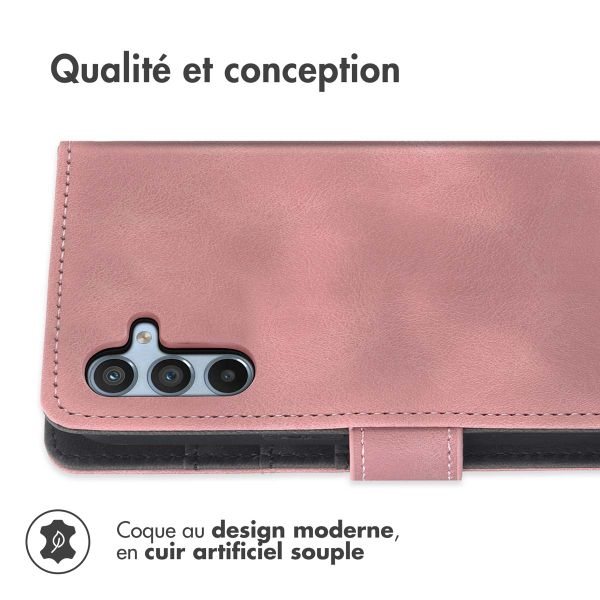 imoshion Etui de téléphone portefeuille avec cordon Samsung Galaxy A54 (5G) - Rose