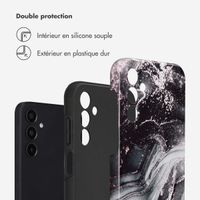 Selencia Coque arrière Vivid Samsung Galaxy A15 (5G/4G) - Chic Marble Black